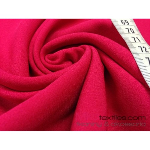 Śliczna czerwień - mieszana tkanina bawełna i poliester